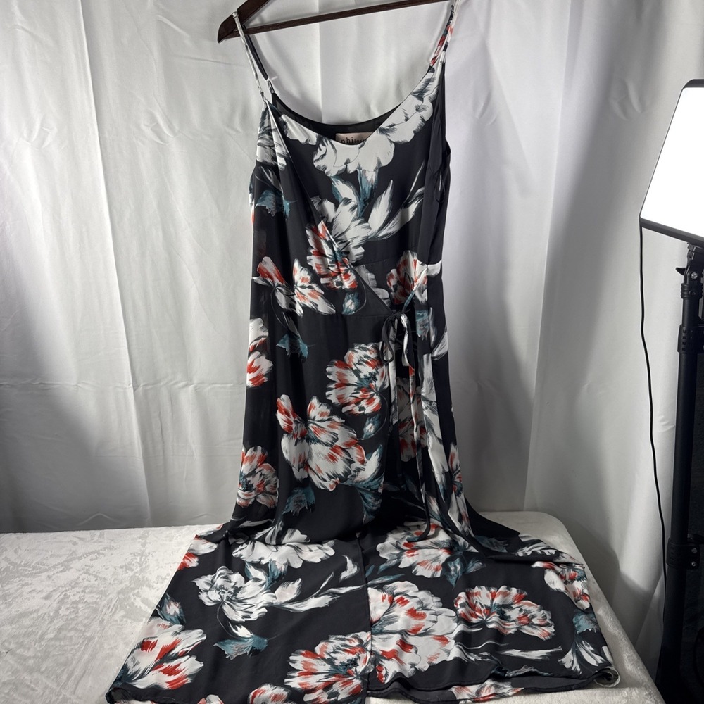 Philosophy Floral Wrap Long Maxi Dress Sz 10